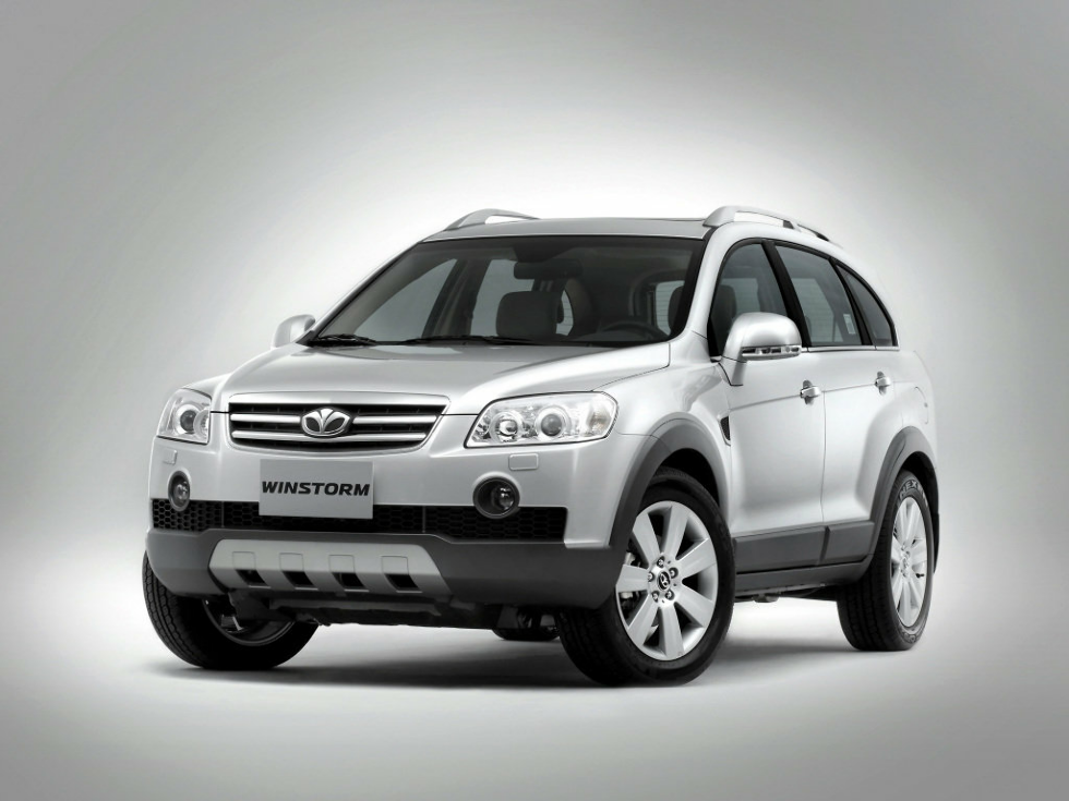 Коврики текстильные "Комфорт" для Daewoo Winstorm I (suv) 2006 - 2010, черные, 3шт.