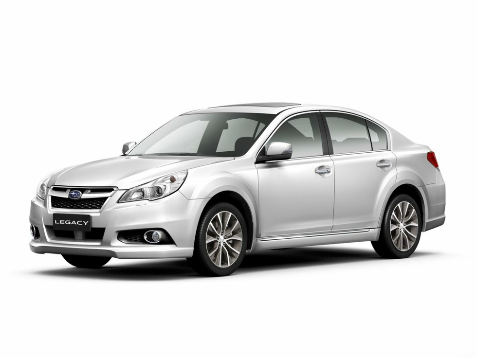 Коврики ЭВА "EVA ромб" для Subaru Legacy (седан / BM) 2012 - 2015, черные, 4шт.