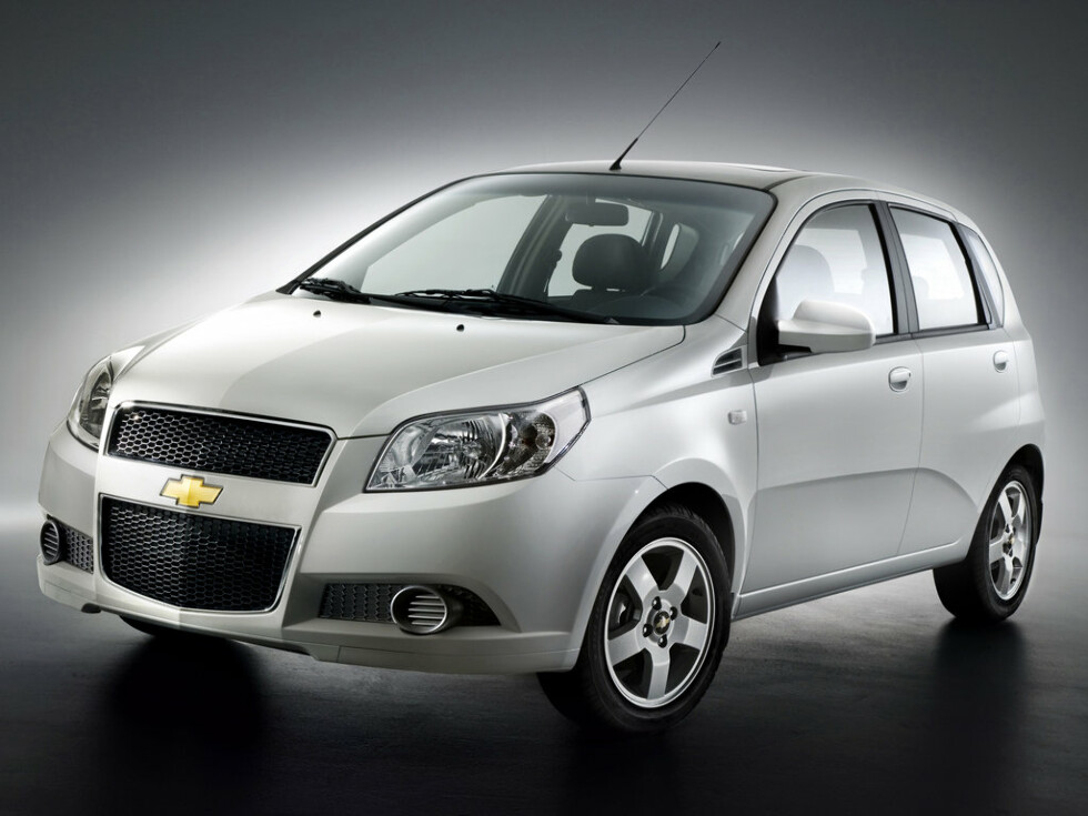 Коврики текстильные "Стандарт" для Chevrolet Aveo I (хэтчбек 5 дв / T250) 2007 - 2011, черные, 5шт.