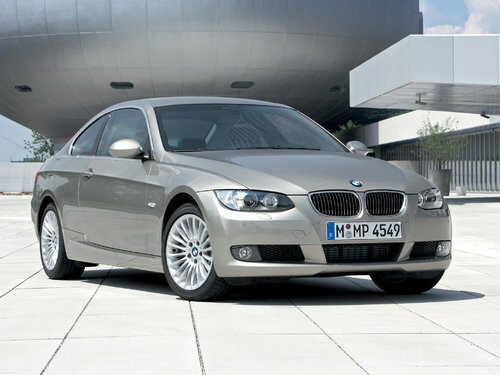 Коврики ЭВА "EVA сота" для BMW 3-Series (купе / E92) 2006 - 2010, серые, 4шт.