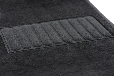 Коврики текстильные "Стандарт" для Tesla Model S II (лифтбек / PLAID) 2021 - Н.В., черные, 3шт.