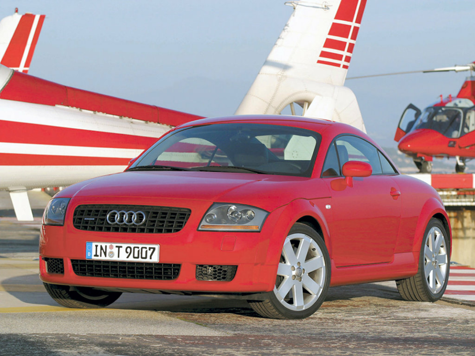 Коврики ЭВА "EVA ромб" для Audi TT I (купе / 8N) 2003 - 2006, черные, 2шт.