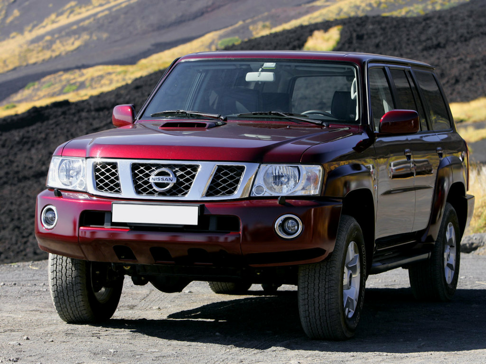 Коврики ЭВА "EVA ромб" для Nissan Patrol V (suv / Y61) 2004 - 2010, серые, 3шт.