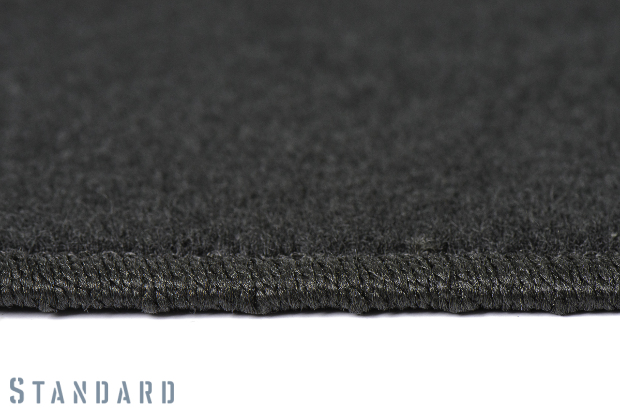 Коврики текстильные "Стандарт" для Hyundai Solaris I (хэтчбек 5 дв / RB) 2010 - 2014, черные, 5шт.