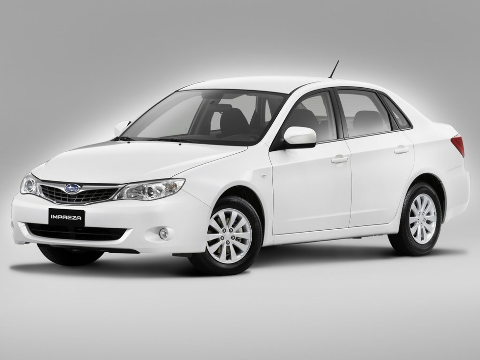 Коврики ЭВА "EVA ромб" для Subaru Impreza (седан / GE) 2007 - 2012, черные, 4шт.